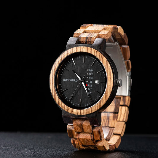 BOBO BIRD Wooden Watch, Sunset Dark