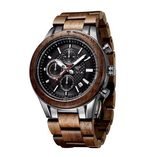 Navigator Watch, Walnut